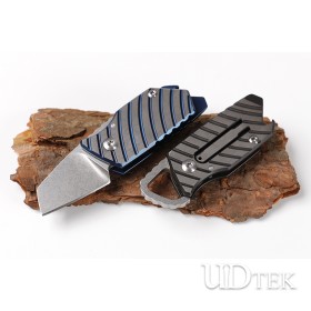 Firefly VUVR D2 blade Titanium handle pocket knife 60-62HRC UD405236 